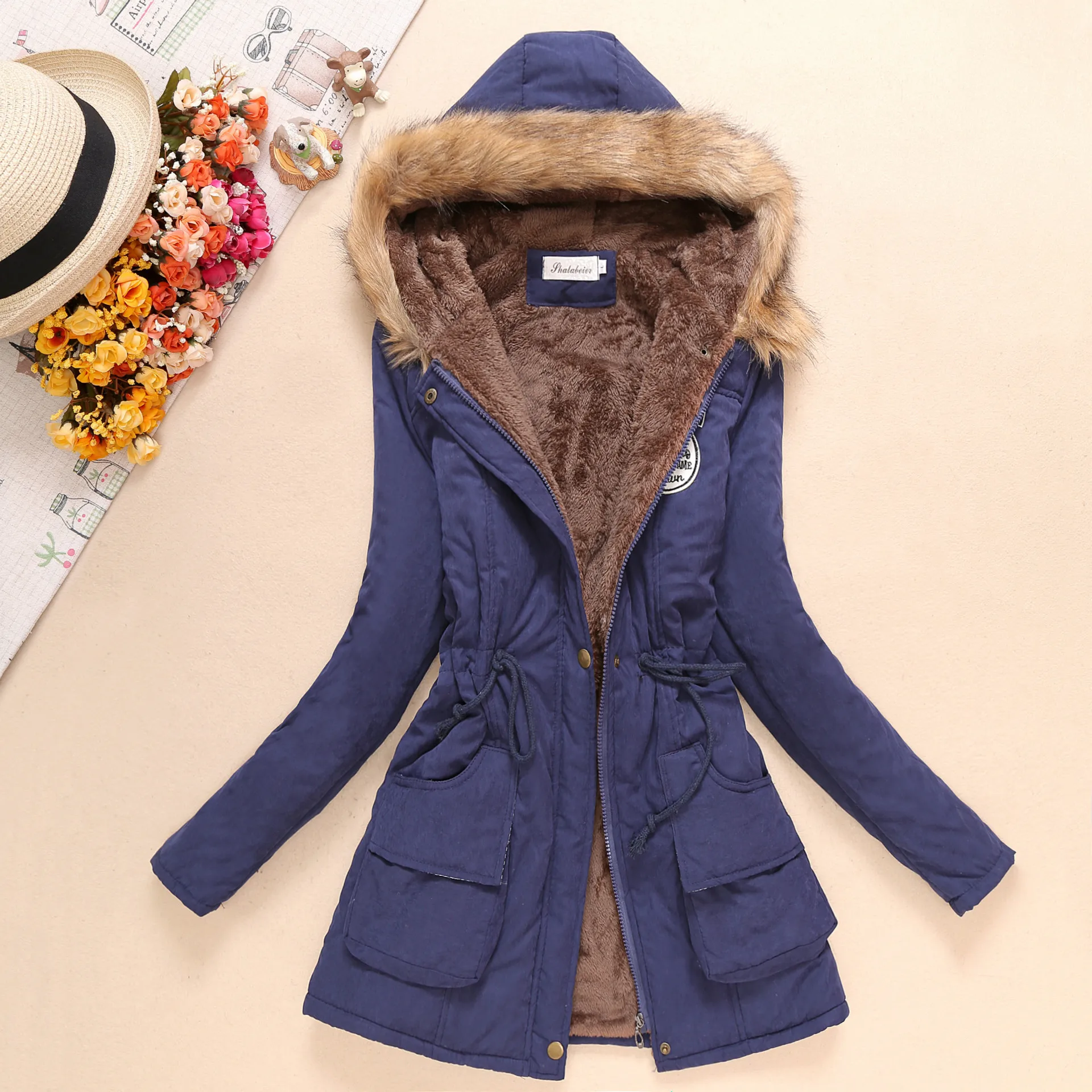Women's Padded Winter Jacket - SCFUDI