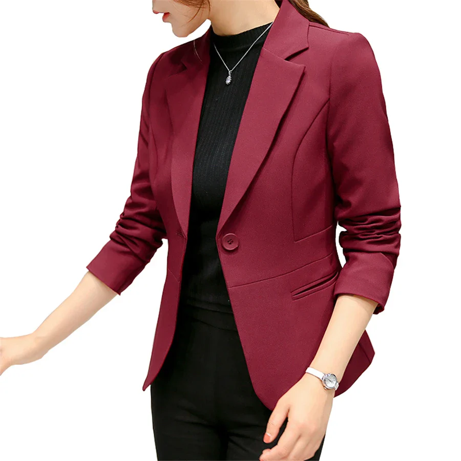 Long Sleeve Office Blazer - SCFUDI