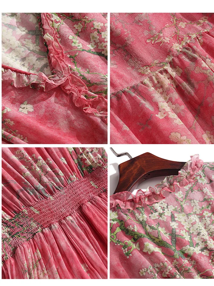 Boho Chiffon Summer Dress - SCFUDI