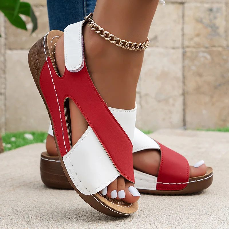Soft Heeled Summer Sandals - SCFUDI