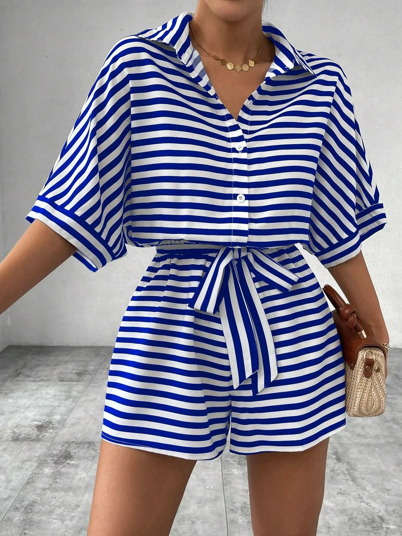 Women’s Summer Casual Striped Set - SCFUDI