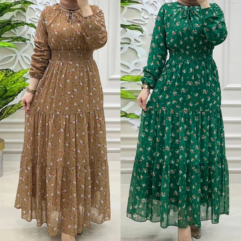 Long Robe Floral Dress - SCFUDI