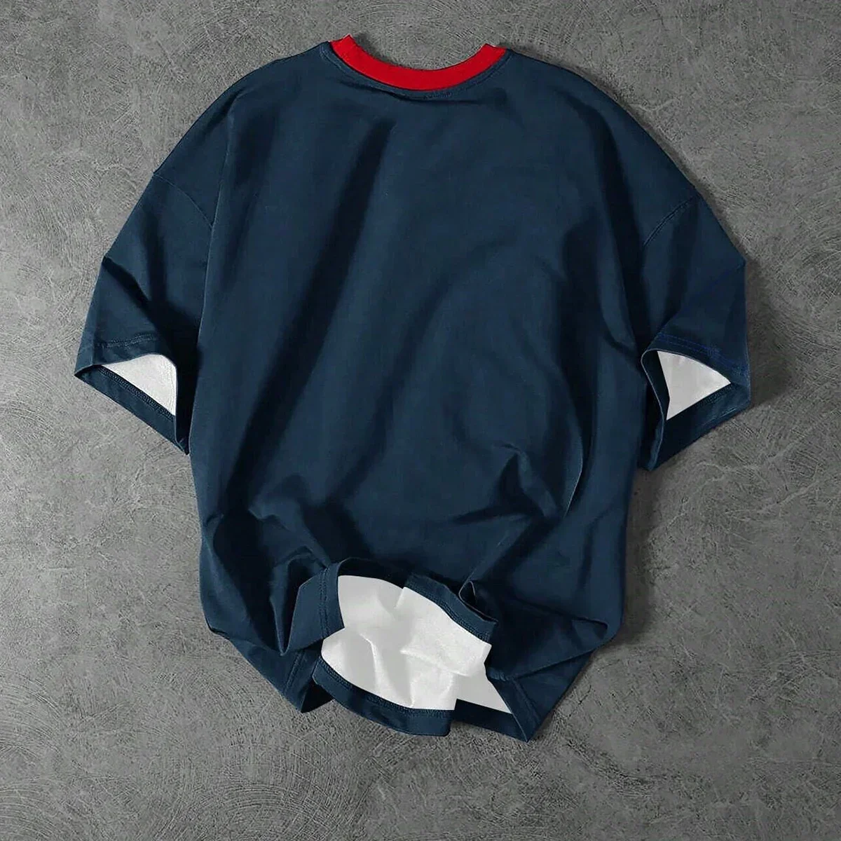 Men's Letter Print Tee - SCFUDI