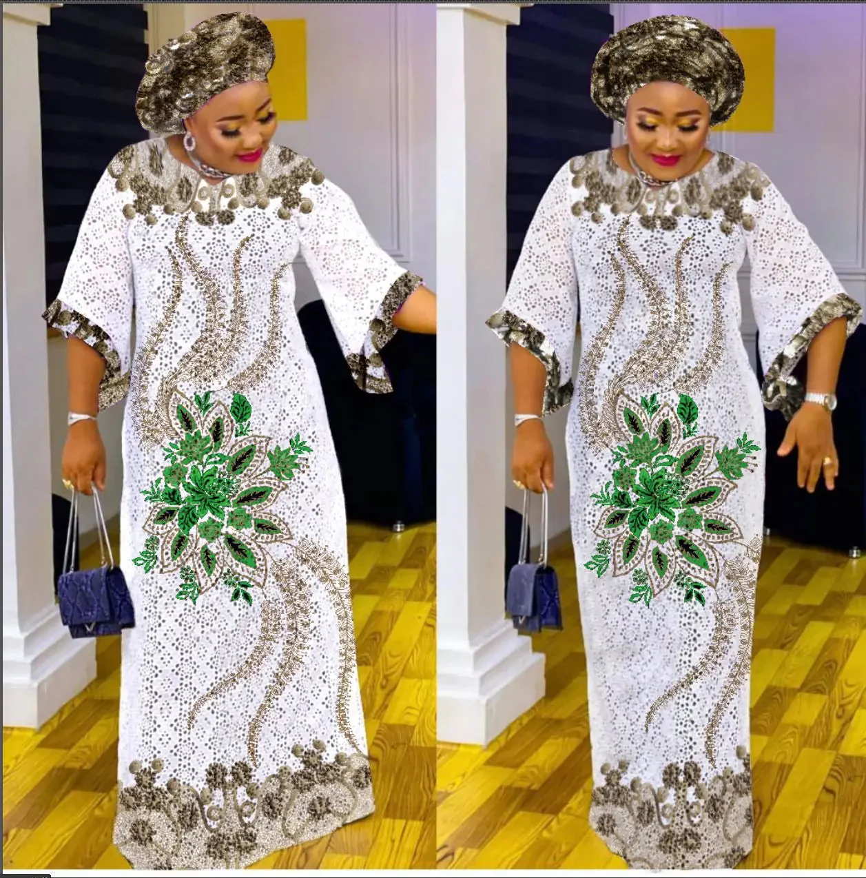 Elegant Kaftan Maxi Dress - SCFUDI