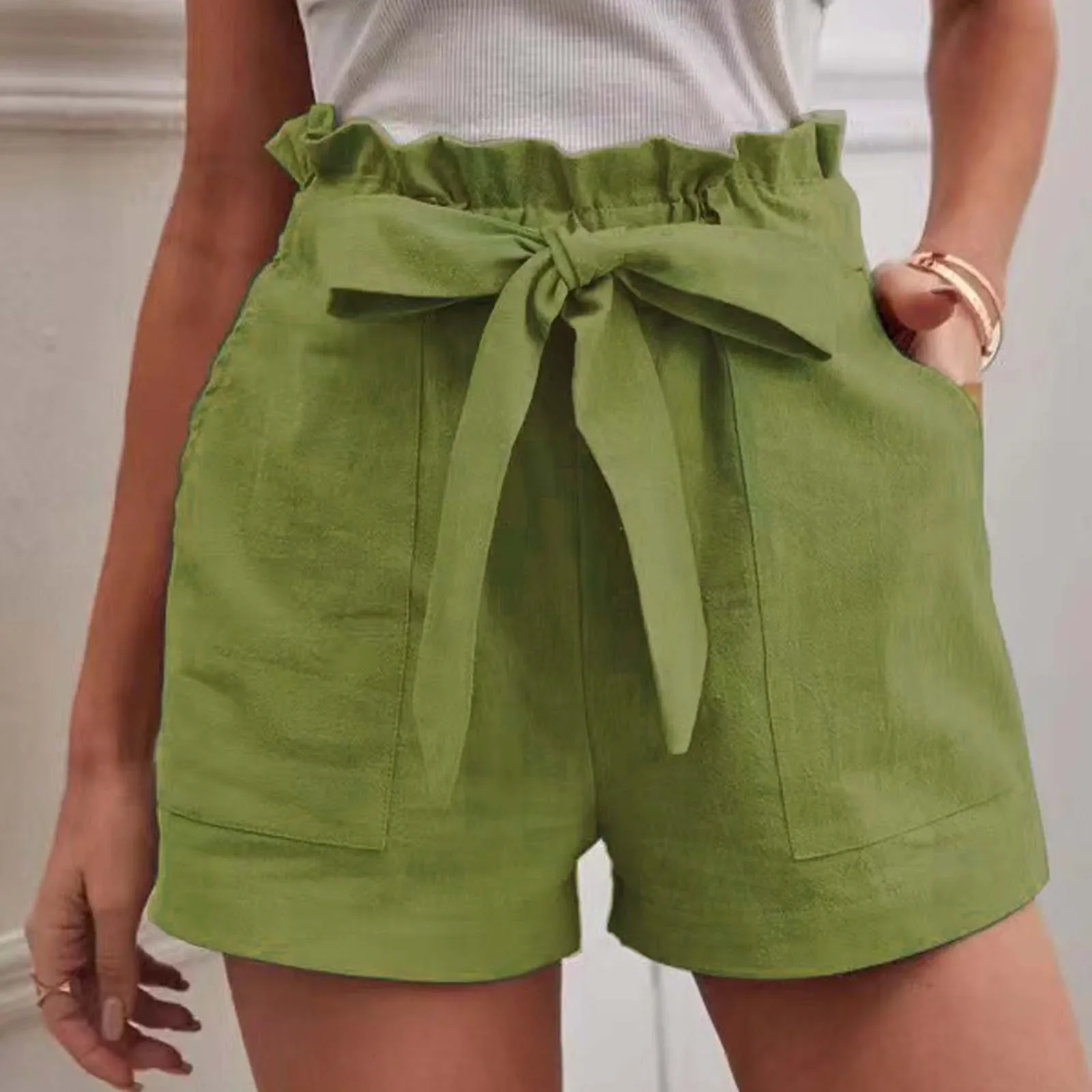 Dressy Cotton Summer Shorts - SCFUDI