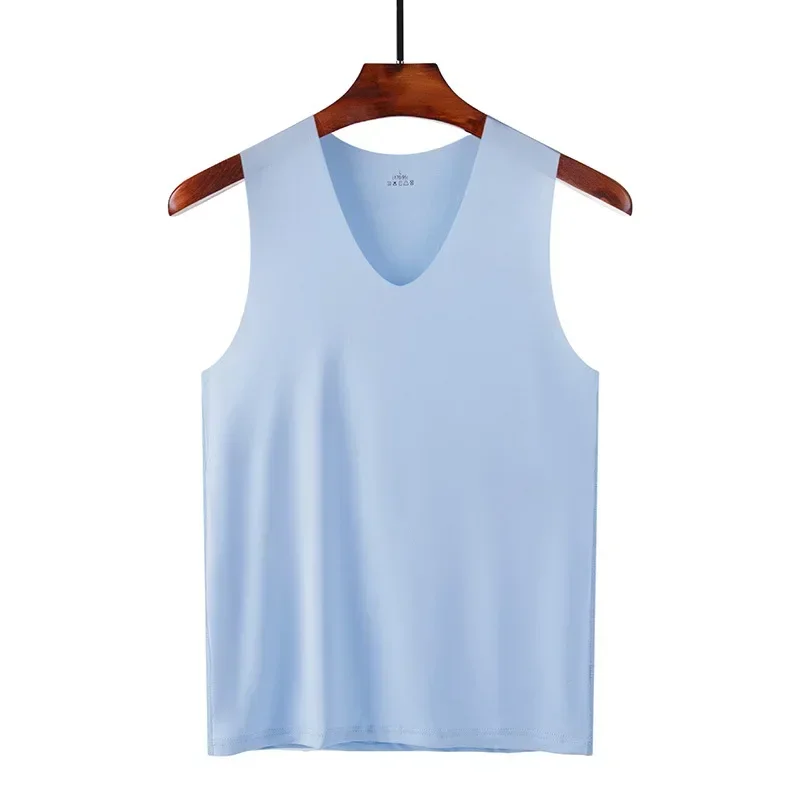 Men V-Neck Seamless Tank - SCFUDI