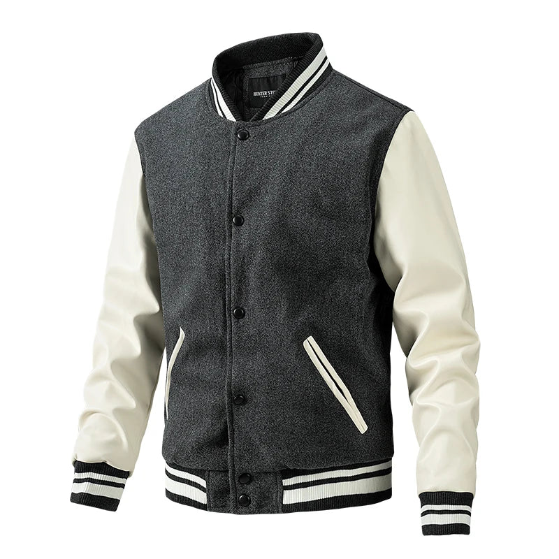Casual Baseball Jacket for Men - SCFUDI