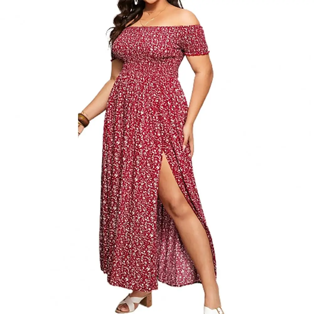 Plus Size Long Maxi Dress - SCFUDI