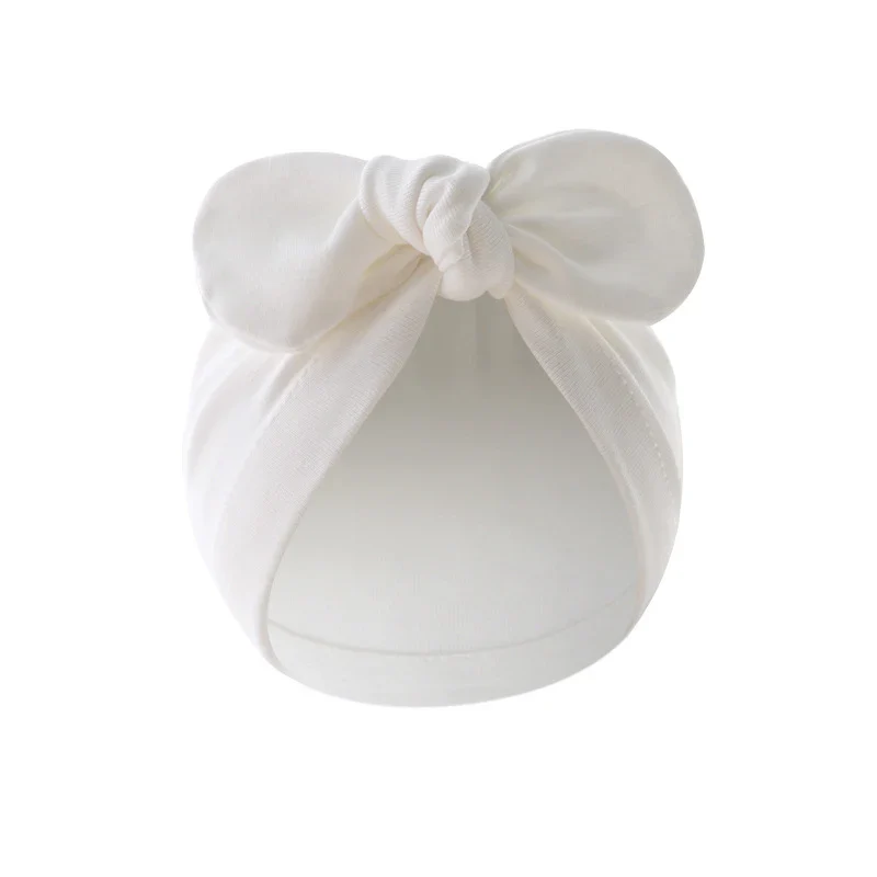 Newborn Solid Bow Beanie - SCFUDI