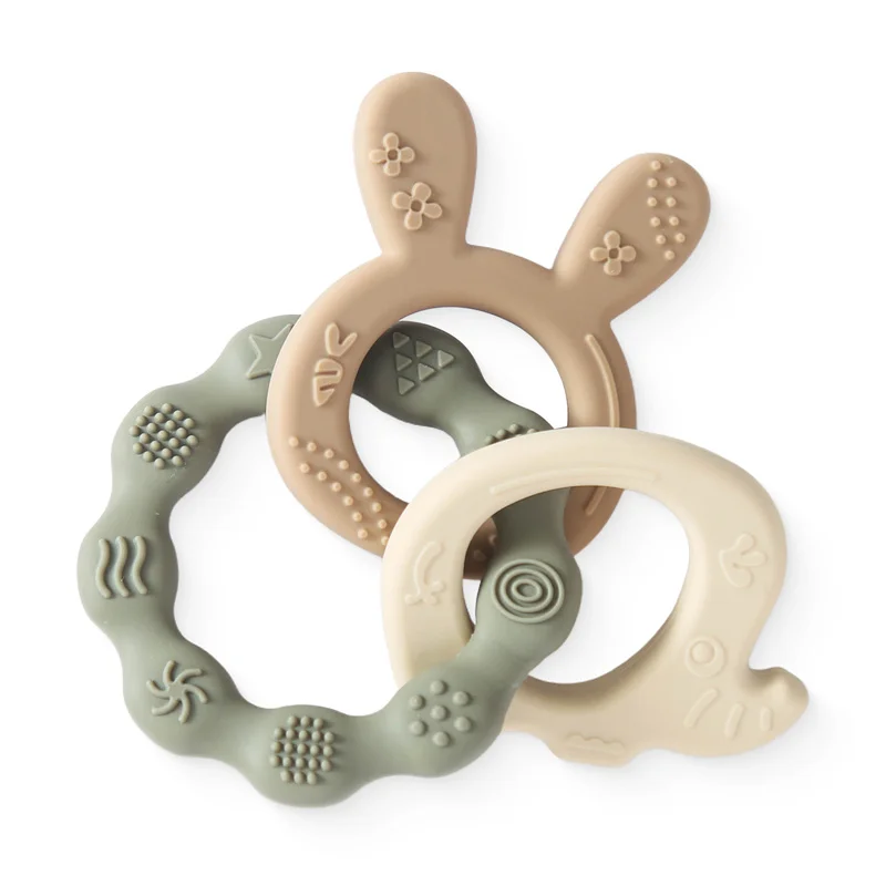 Cartoon Silicone Teething Toy - SCFUDI