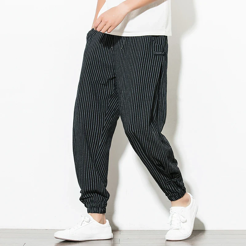 Striped Harem Pants - SCFUDI