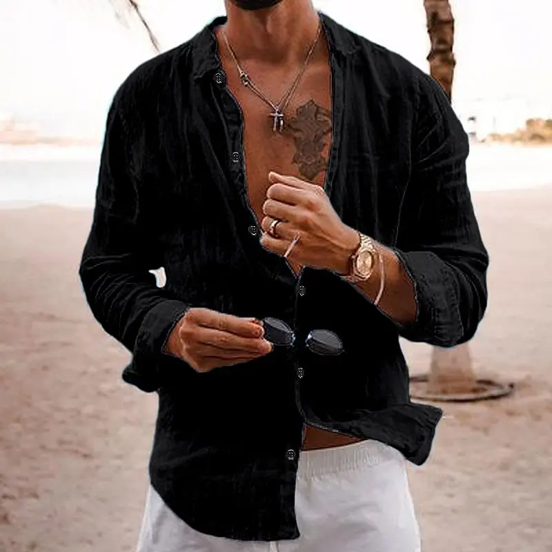 Men's Casual Lapel Shirt - SCFUDI