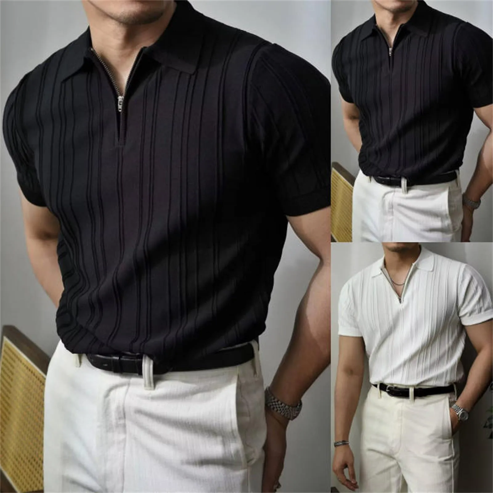 Solid Retro Men's Tee - SCFUDI