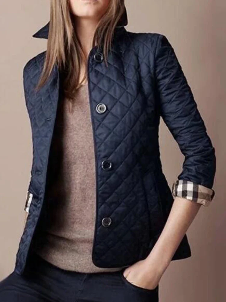 Elegant Quilted Winter Coat - SCFUDI
