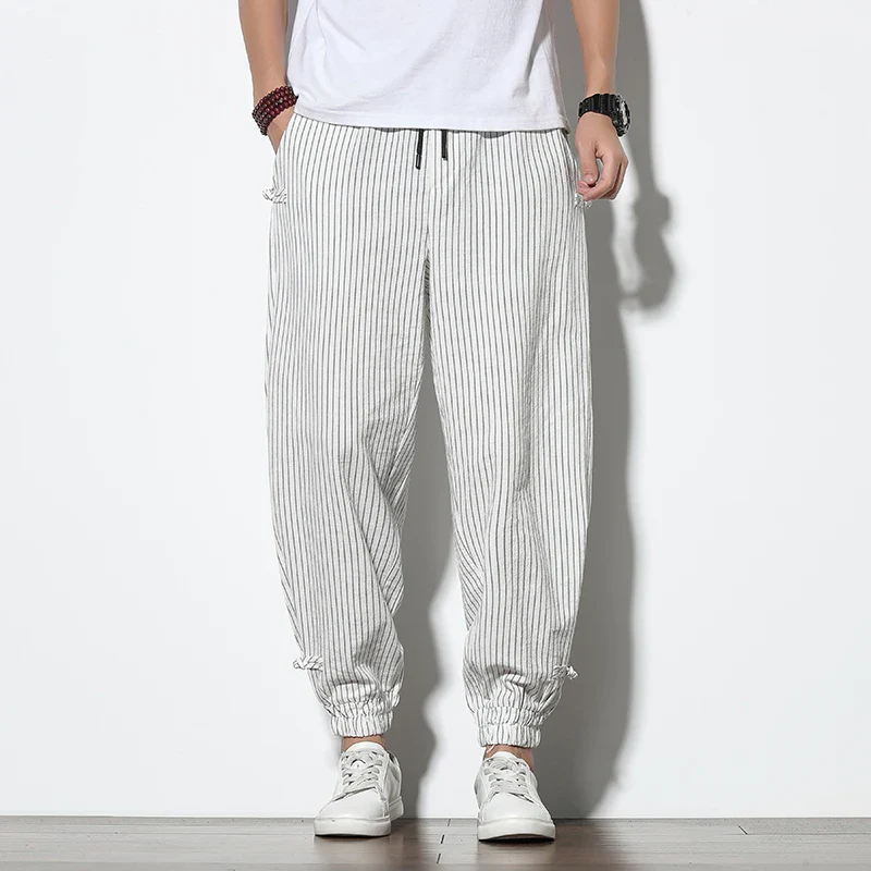 Striped Harem Pants - SCFUDI