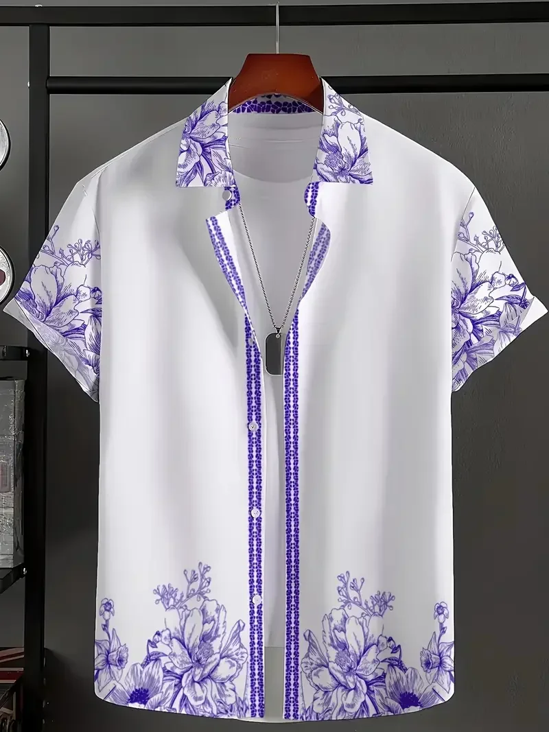 Summer Hawaiian Floral Shirt - SCFUDI