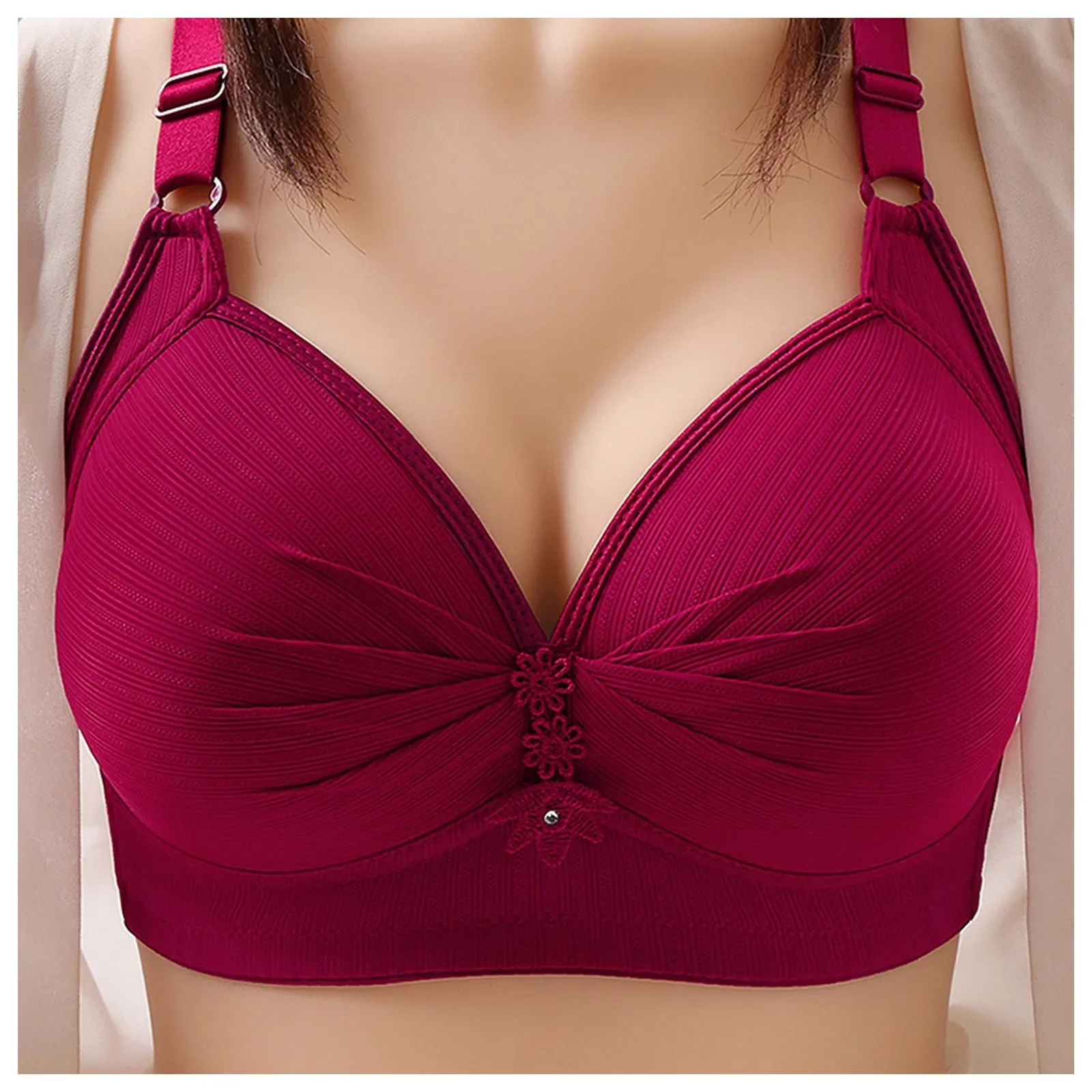 Adjustable Shoulder Strap Bra - SCFUDI