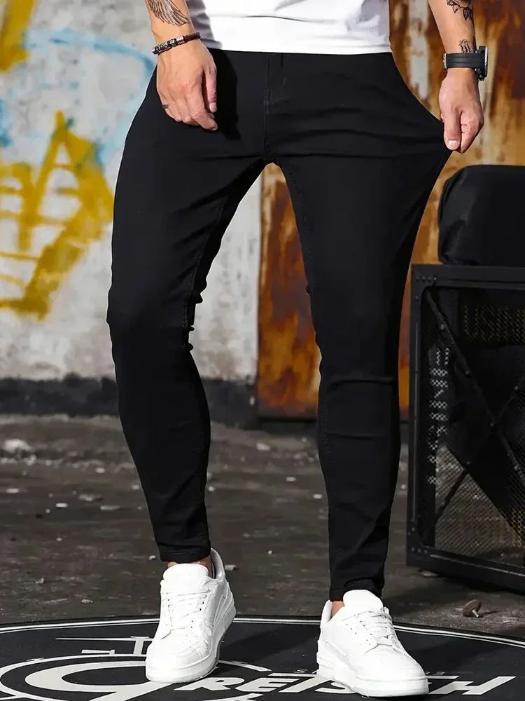Mens Skinny Pencil Jeans - SCFUDI