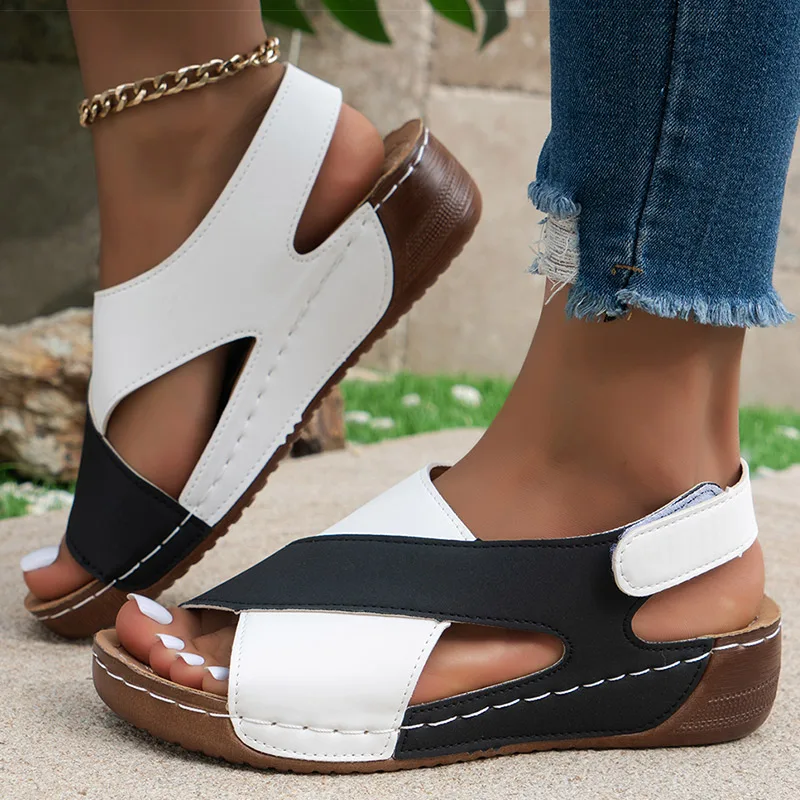 Soft Heeled Summer Sandals - SCFUDI
