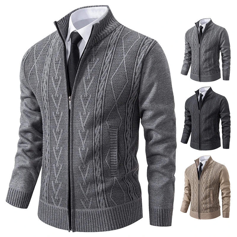 Men's Knitted Sweater Coat - SCFUDI