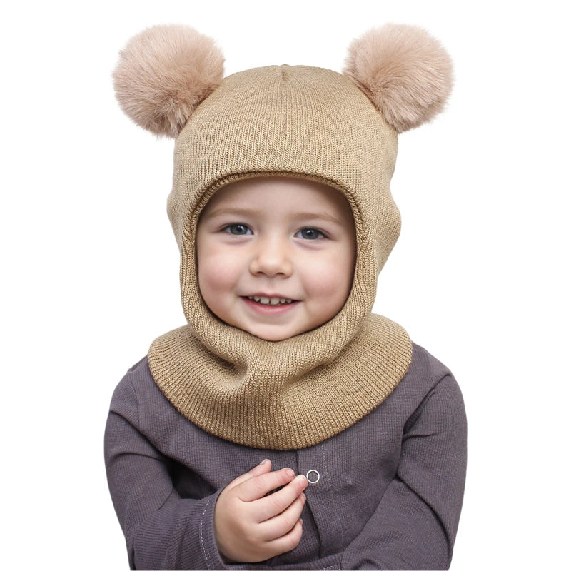 Winter Kids Knitted Beanie - SCFUDI