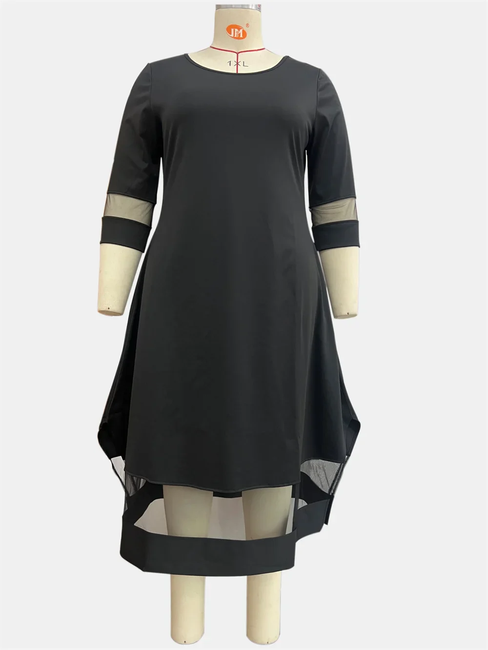 Elegant Plus Size A-Line Dress - SCFUDI