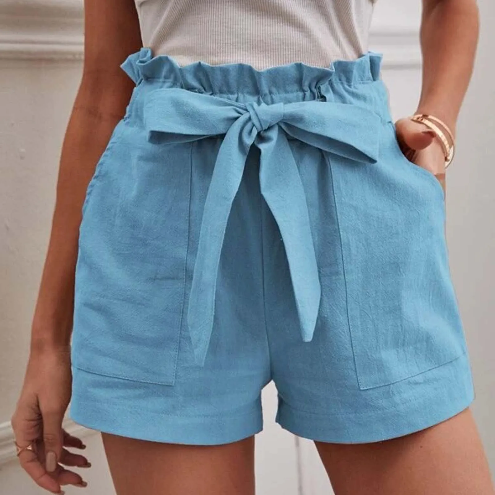 Dressy Cotton Summer Shorts - SCFUDI