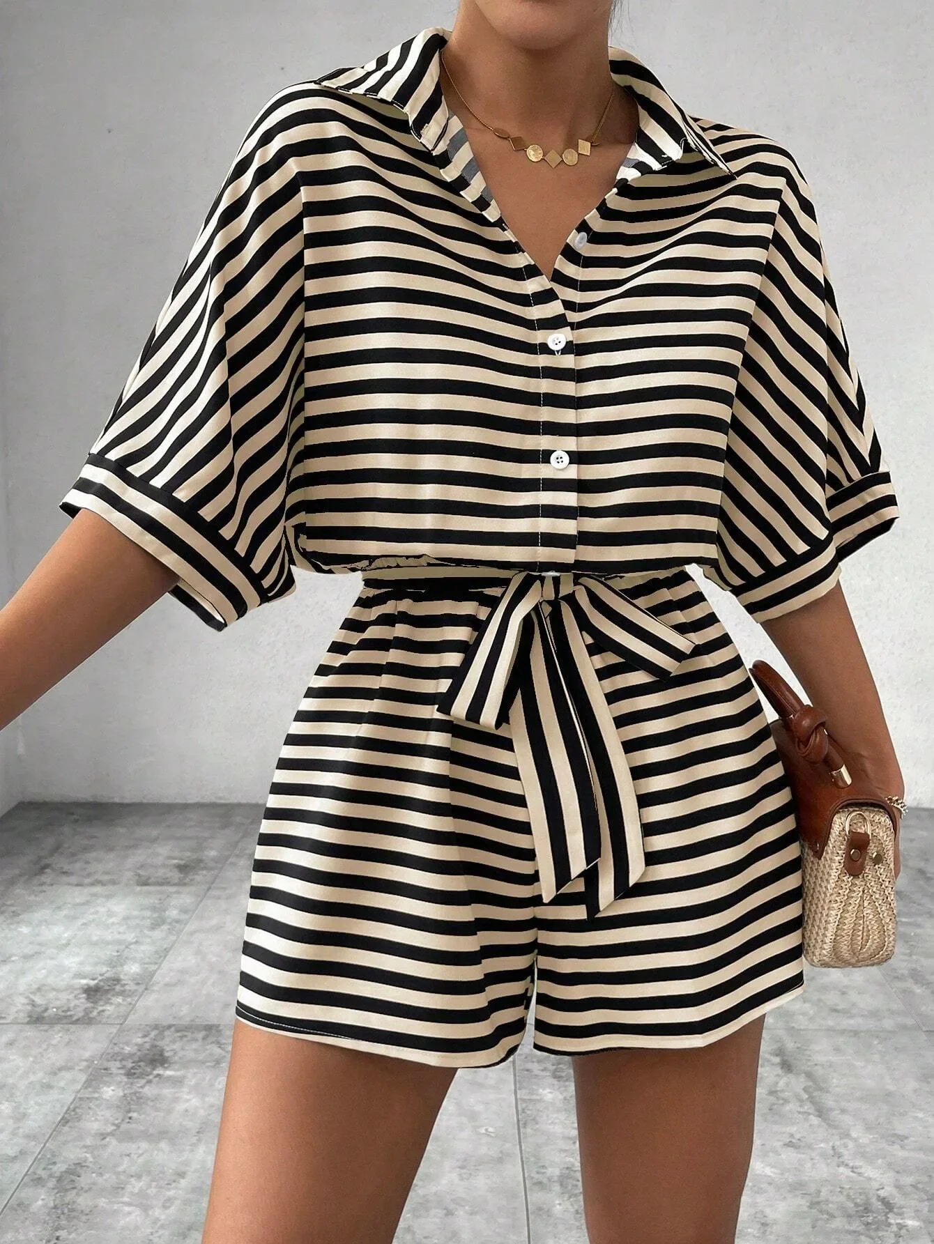 Women’s Summer Casual Striped Set - SCFUDI