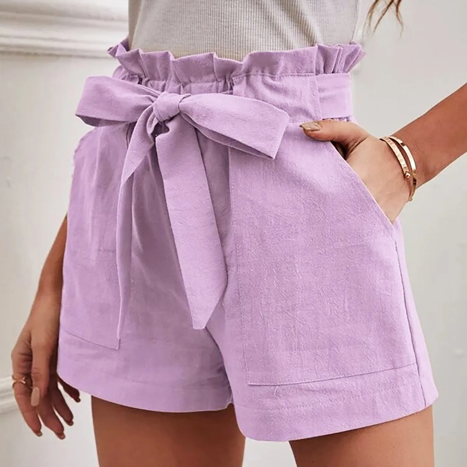 Dressy Cotton Summer Shorts - SCFUDI