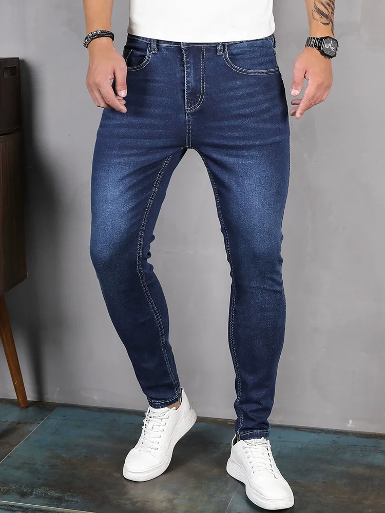 Mens Skinny Pencil Jeans - SCFUDI