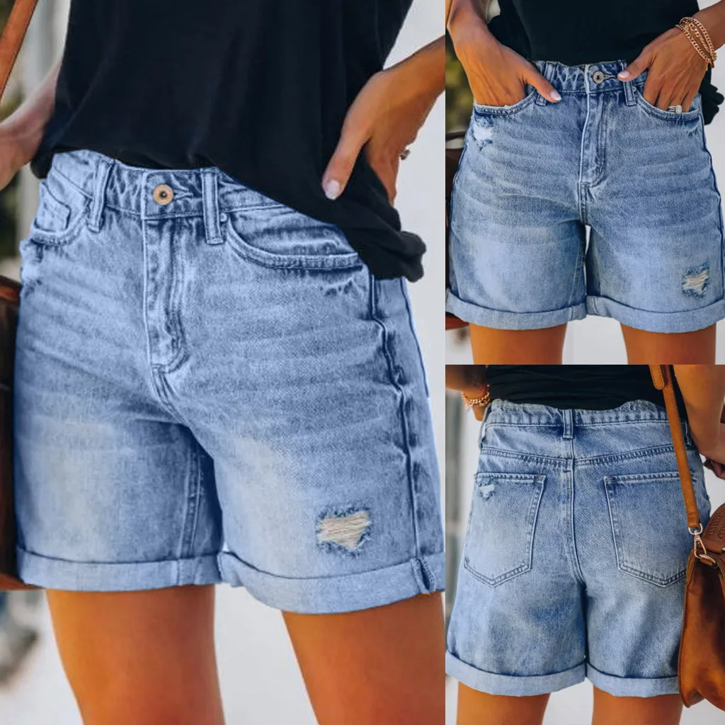 Pocket Denim Summer Shorts - SCFUDI