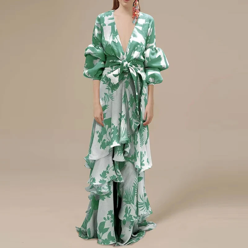 Retro Ruffle Party Dress - SCFUDI