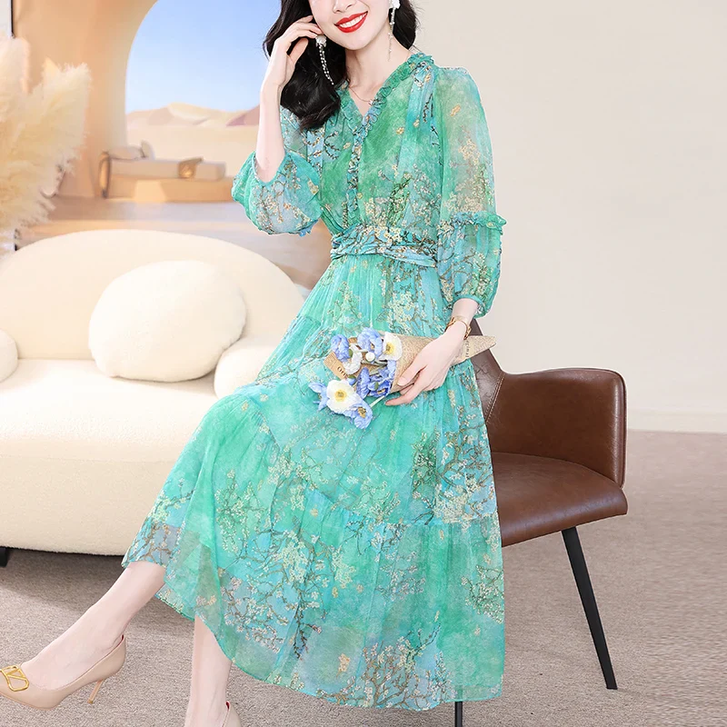 Boho Chiffon Summer Dress - SCFUDI