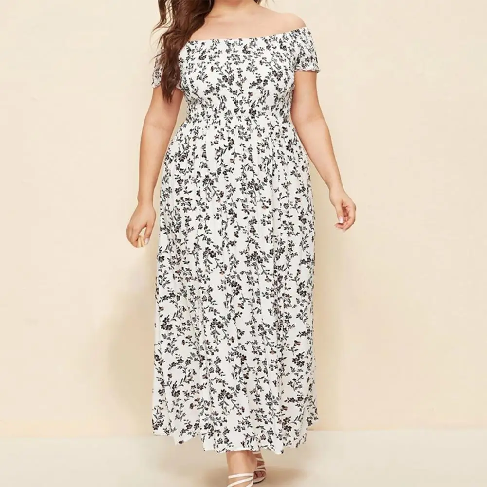 Plus Size Long Maxi Dress - SCFUDI