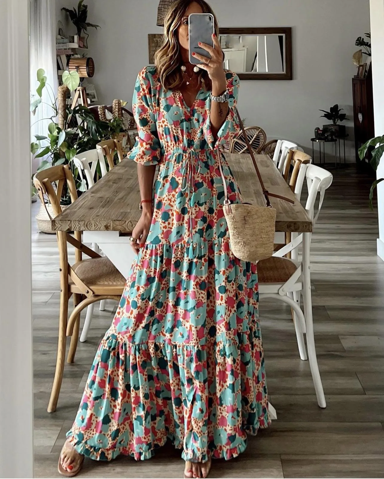 Summer Boho Casual Dress - SCFUDI