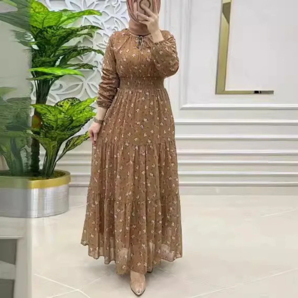Long Robe Floral Dress - SCFUDI