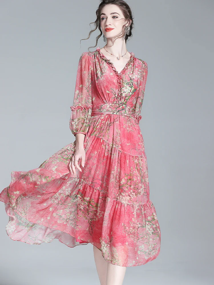 Boho Chiffon Summer Dress - SCFUDI