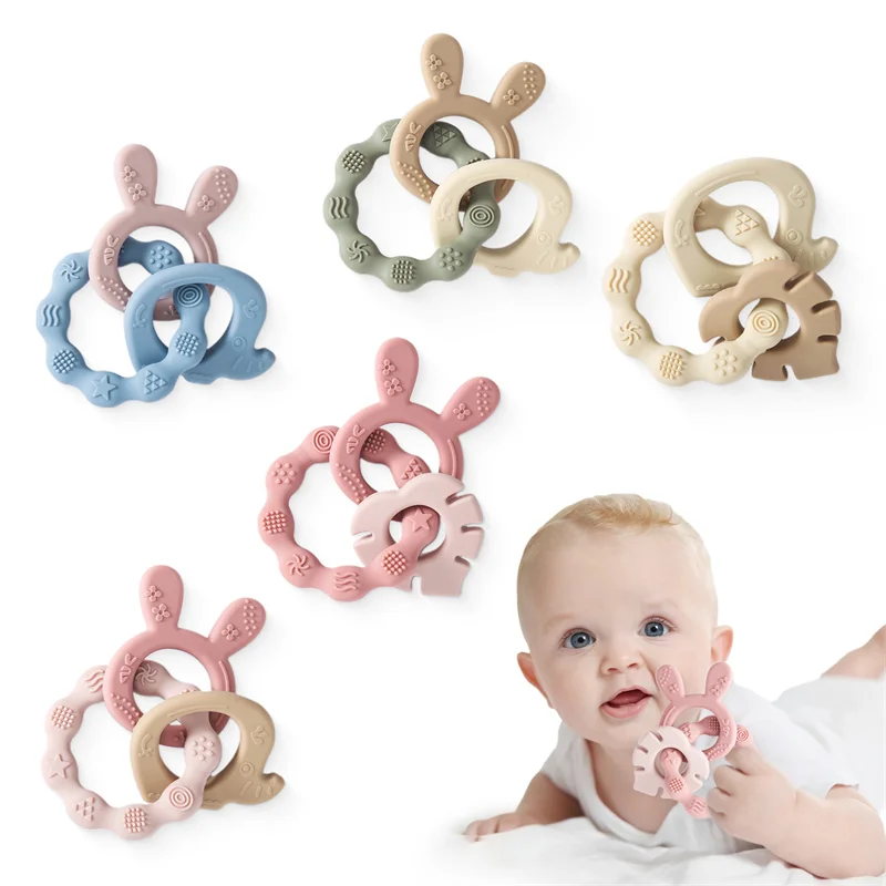 Cartoon Silicone Teething Toy - SCFUDI