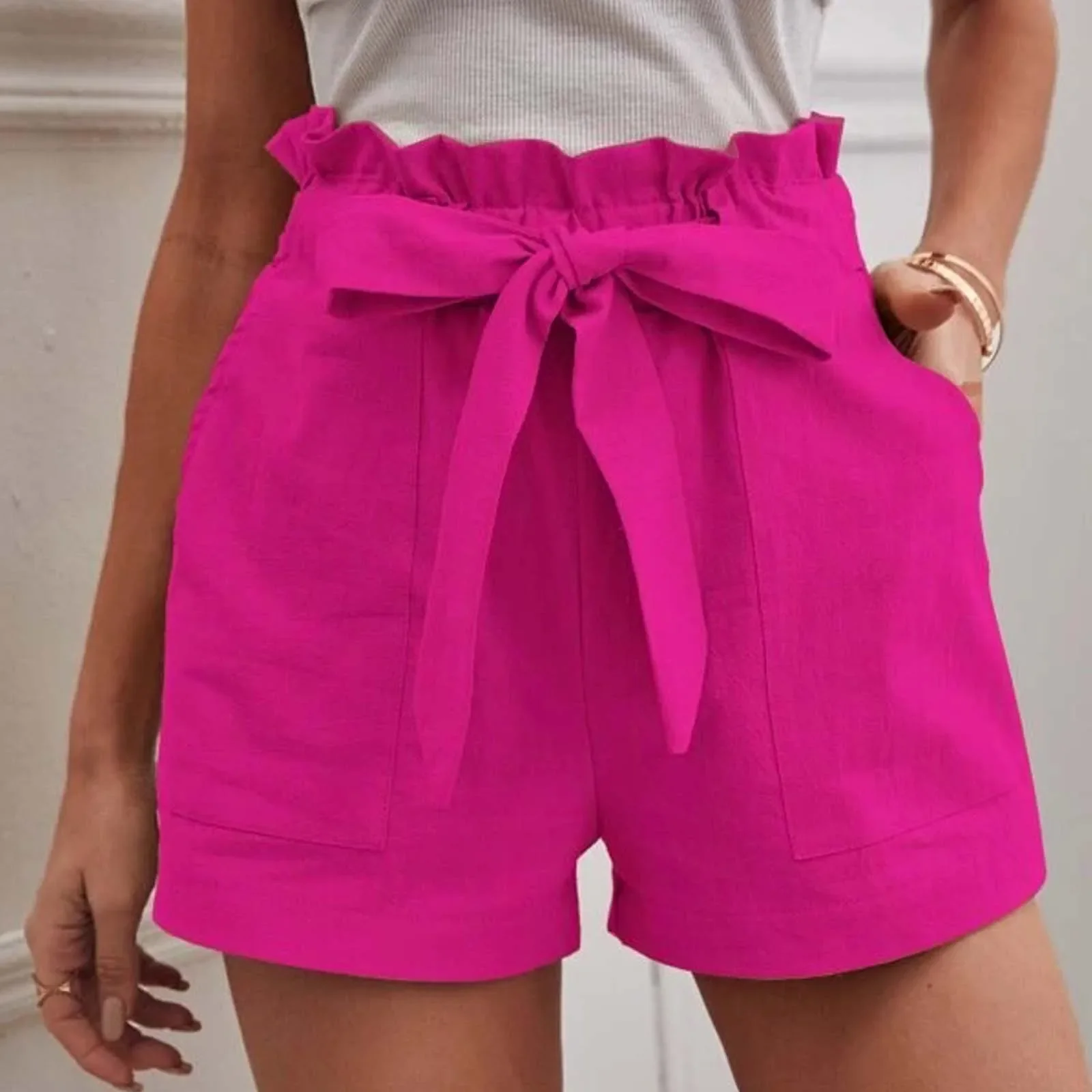 Dressy Cotton Summer Shorts - SCFUDI