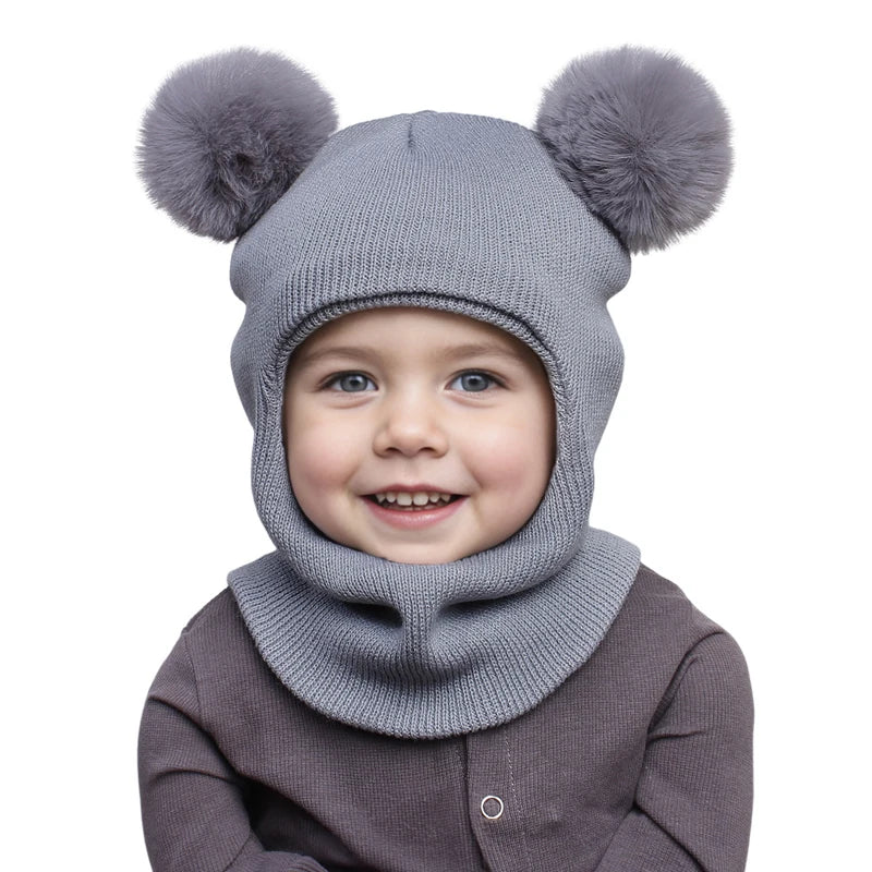 Winter Kids Knitted Beanie - SCFUDI