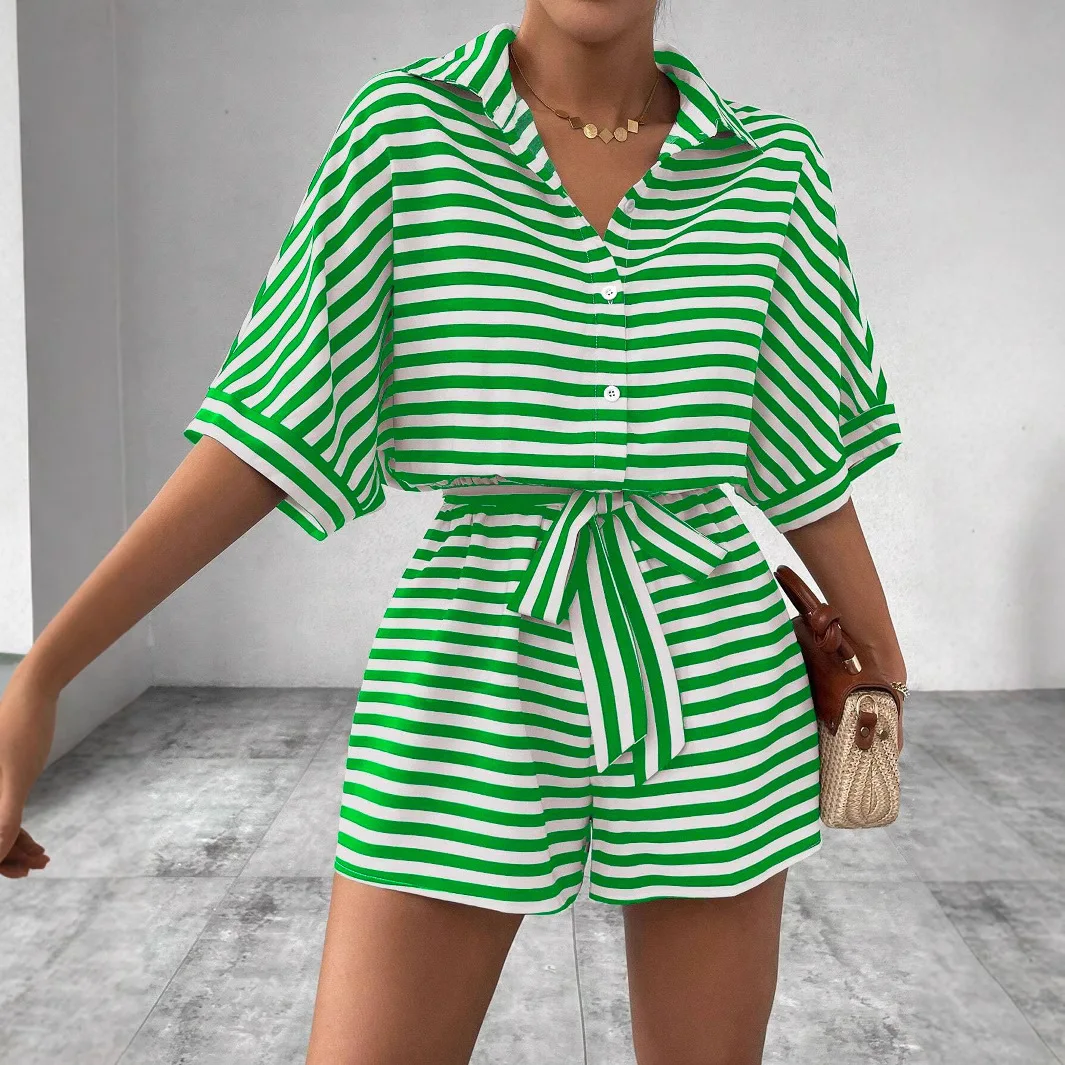 Women’s Summer Casual Striped Set - SCFUDI