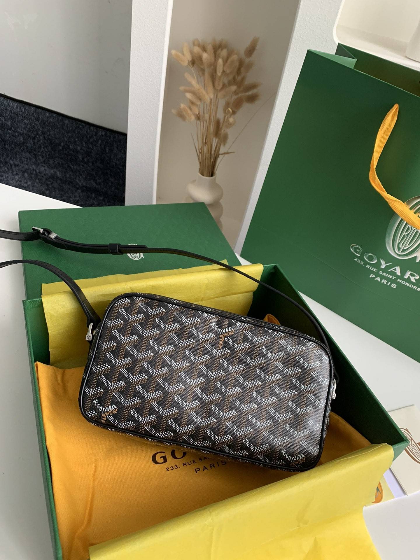 Goyard 2023 New Cap Vest Camera Bag Size: 22 * 13 * 6.5cm