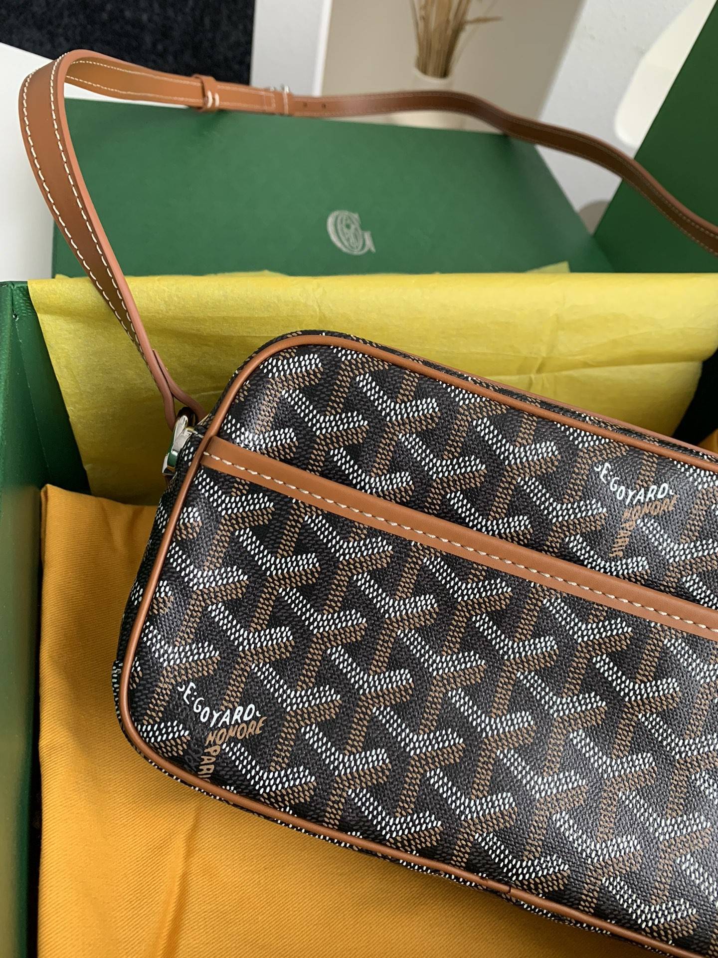 Goyard 2023 New Cap Vest Camera Bag Size: 22 * 13 * 6.5cm