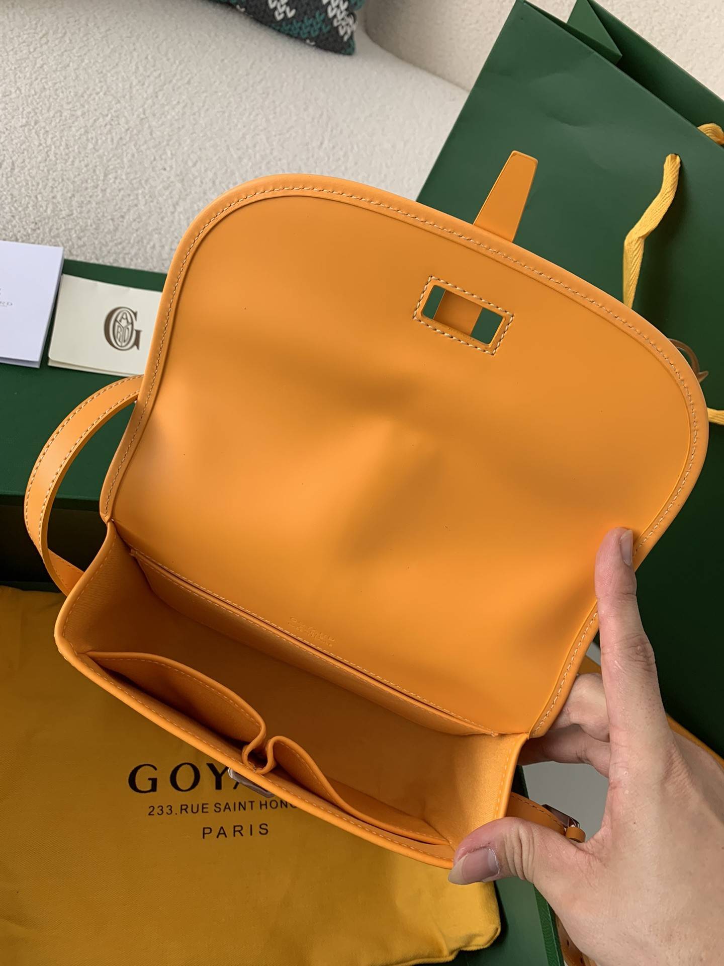 Goyard BeL*Védère bag Top Quality Size:21.5*16*6cm