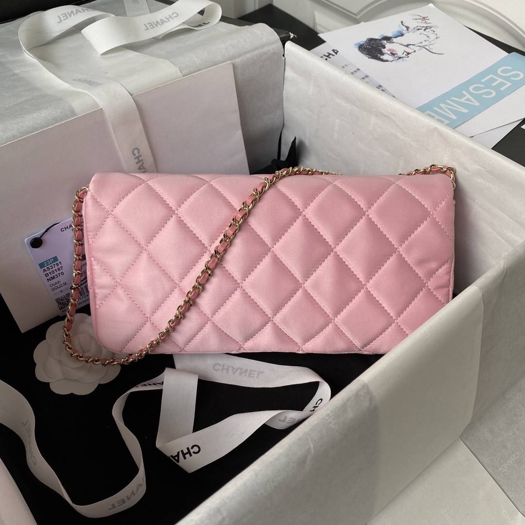 CH*EL23A Hot Selling Pearl Stick Bag AS3791, Top Quality  Size: 11.5 * 26 * 4cm