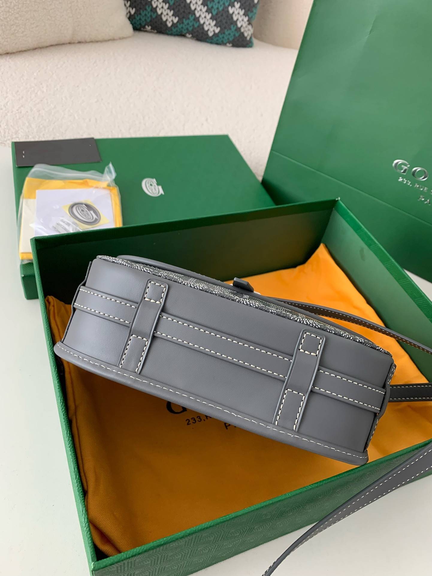 Goyard BeL*Védère bag Top Quality Size:21.5*16*6cm