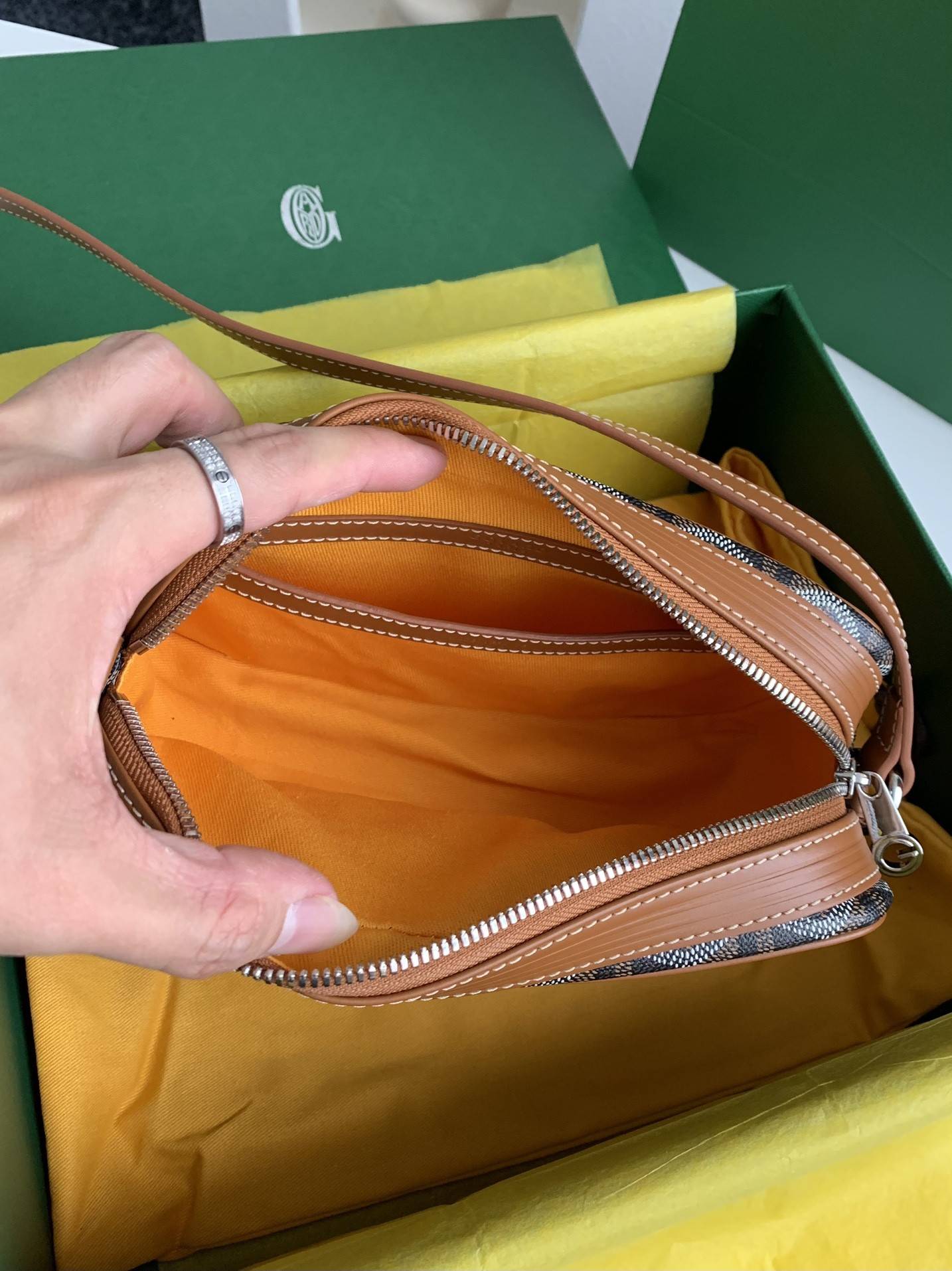Goyard 2023 New Cap Vest Camera Bag Size: 22 * 13 * 6.5cm