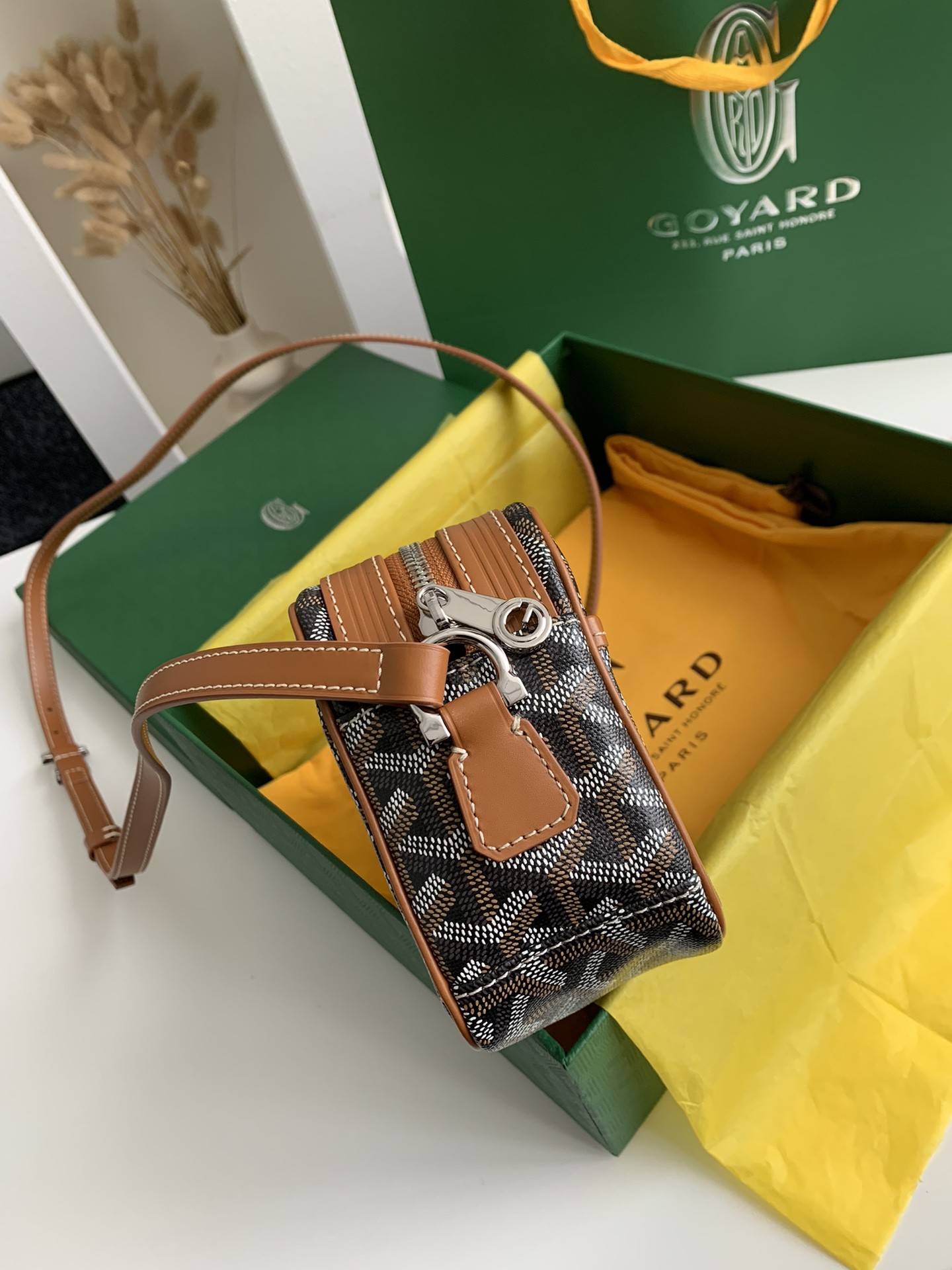 Goyard 2023 New Cap Vest Camera Bag Size: 22 * 13 * 6.5cm