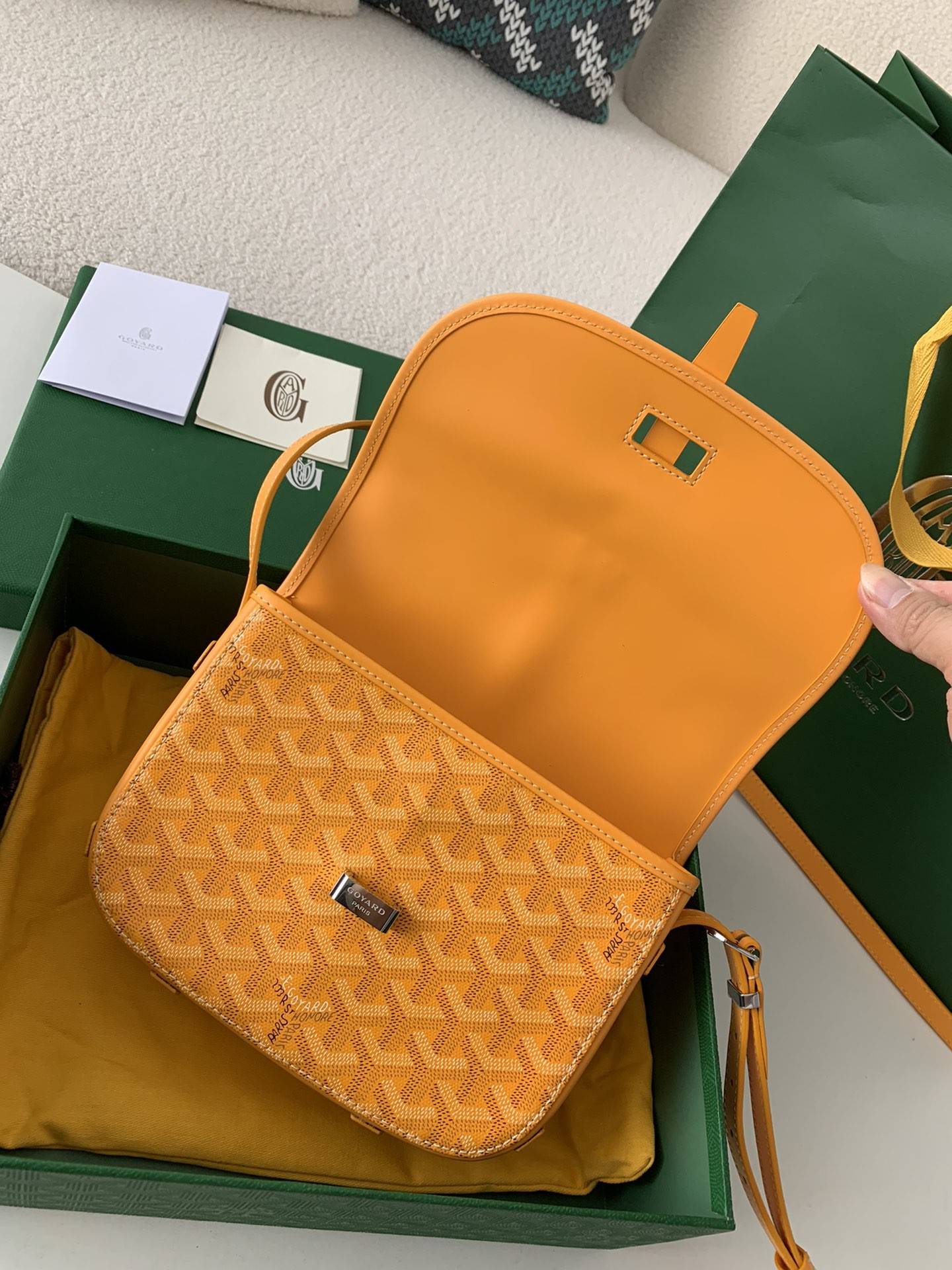 Goyard BeL*Védère bag Top Quality Size:21.5*16*6cm
