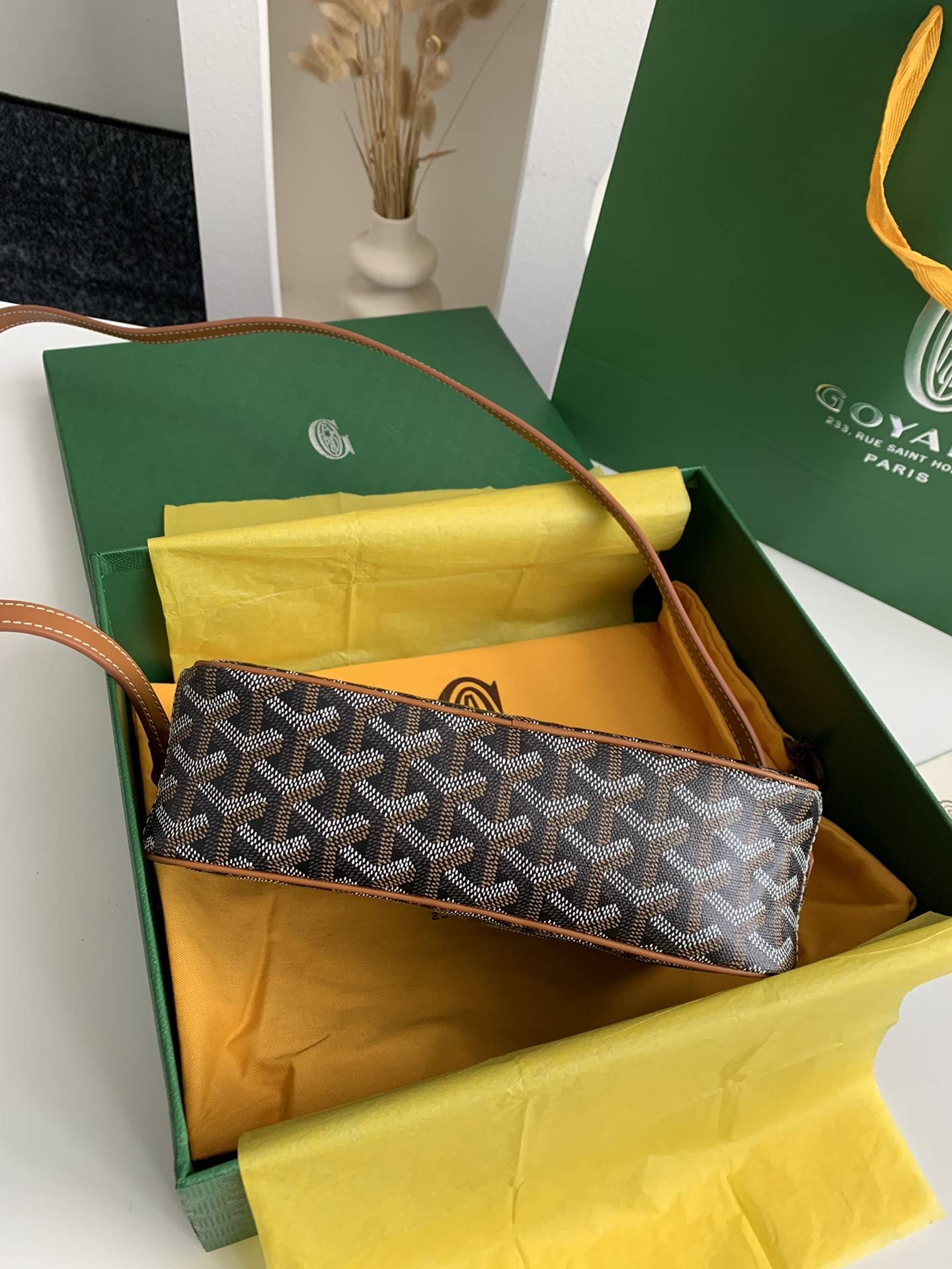 Goyard 2023 New Cap Vest Camera Bag Size: 22 * 13 * 6.5cm